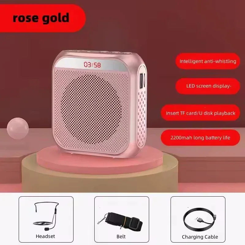 Bullhorn Megaphone Shop Voice Sound Audio Amplifier For Portable Speaker With Microphone Megafon Loudspeaker Teacher Amplified