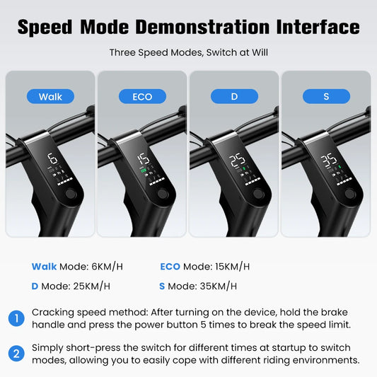 W6 Electric Scooter 10 Inch 500W Motor 36V 10.5Ah Battery 35km/h Max Speed Foldable E-Scooter With APP Dual Brakes Scooters