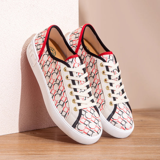Women's Casual Shoes 2025 Autumn New Comfortable Canvas Shoes Skeleton Correction Women's Walking Shoes by PDG ibma