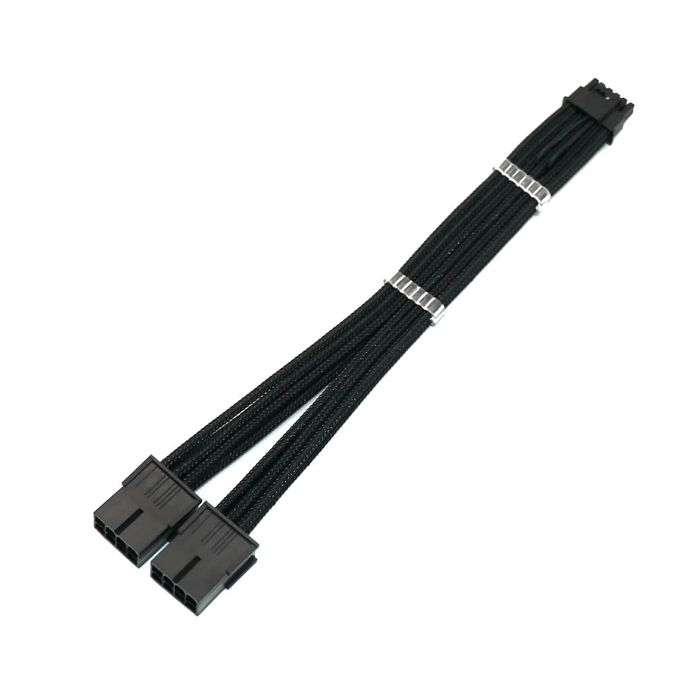 Custom 12VHPWR 12+4Pin to 2pcs PCI-E 8Pin GPU Graphics Video Card 16AWG PCIE 5.0 Cable RTX3090Ti Power Supply Extension Cable