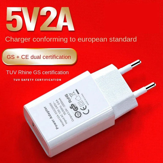 5V 2A EU Plug Adapter USB Wall Charger for Samsung iphone Xiaomi Mobile Phone Charger for ipad Universal Travel AC Power Charger