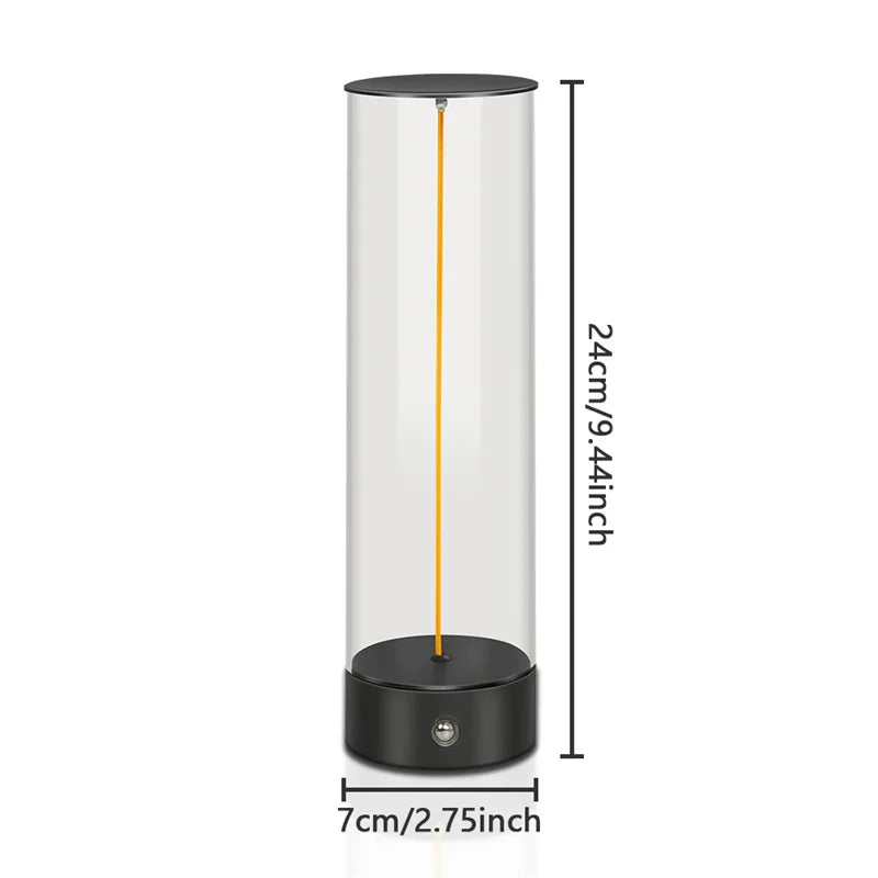 Magnetic LED Table Lamp Touch Control Cordless Night Lamp USB Rechargeable Desk lamp For Bedroom Ambient Night Lights led