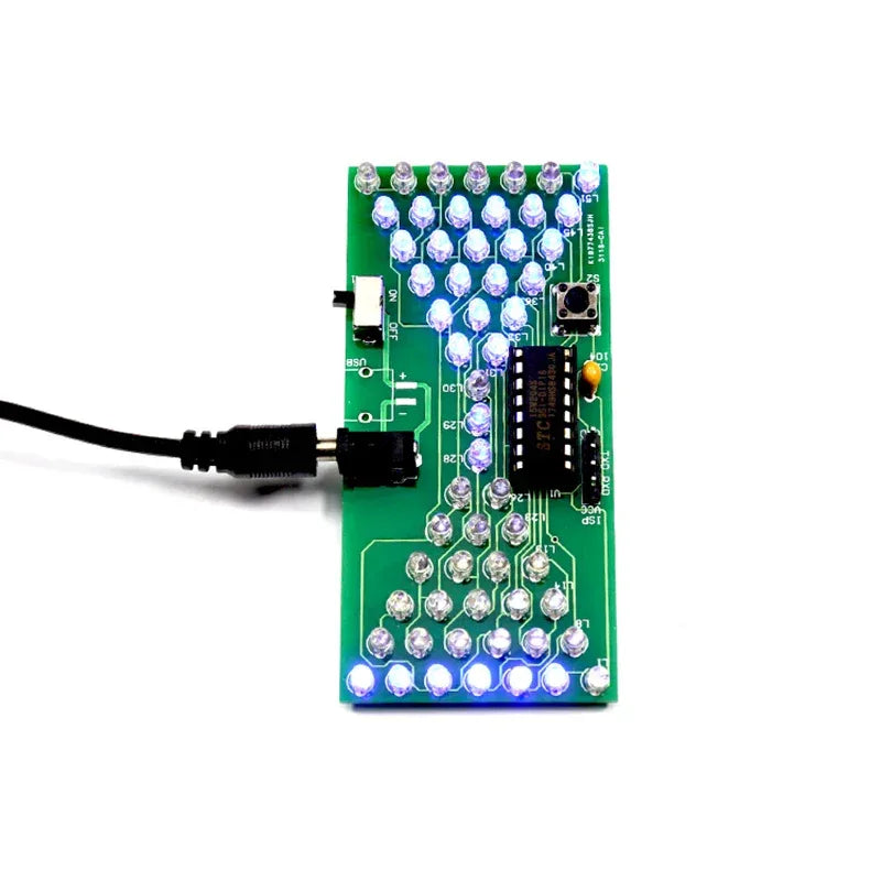 Light-emitting Diode LED Electronic Hourglass DIY Electronic Kit 5V Fun Welding Electronic Component Welding Skills Training