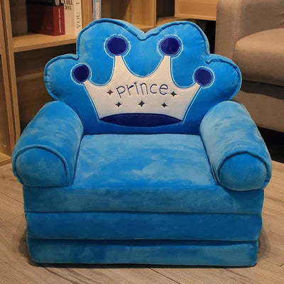 Sofas Children Sofa Cute Cartoon Lazy Folding Small Sofa Bed Girl Princess Baby Toddler Dual-purpose Child Seat All sofas