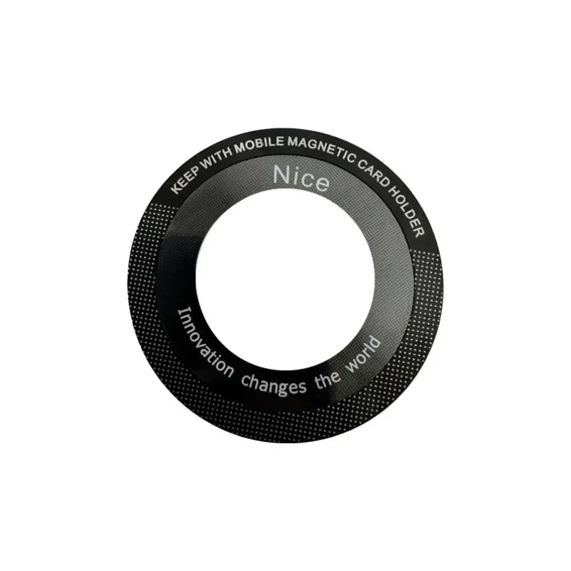 1pc Universal Magnetic Metal Ring Plate Sticker Wireless Charger Adapter for Magsafe Magnet Car Phone Holder Support