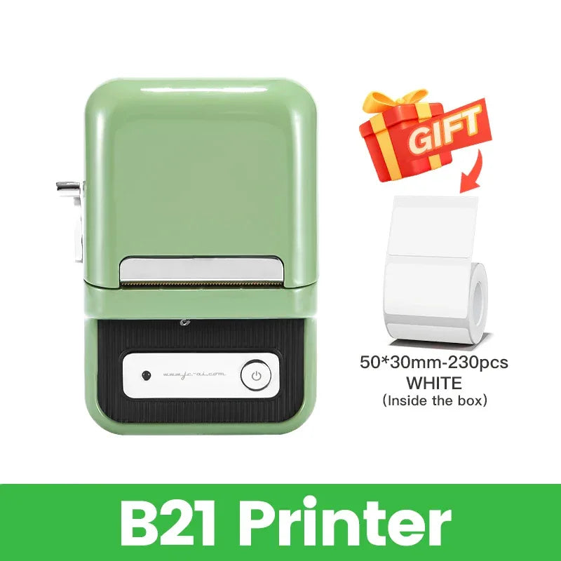 Niimbot B21 B1 Mini Portable Thermal Label Printer Office Supplies Adhesive Sticker Printers Maker Without Ink For Phone