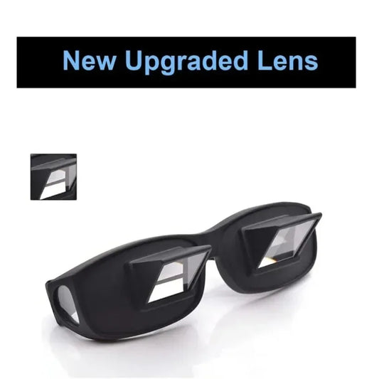 Lazy Eyeglasses Lazy Reading Glasses HD Eyeglasses Prismatic Periscope Eyeglasses for Reading and Watching TV While Lying Down