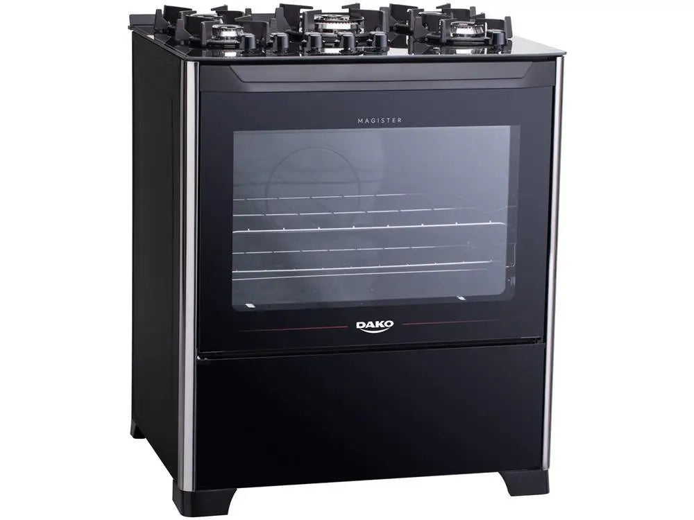 5 Stove Dako Black Automatic Light-Bivolt