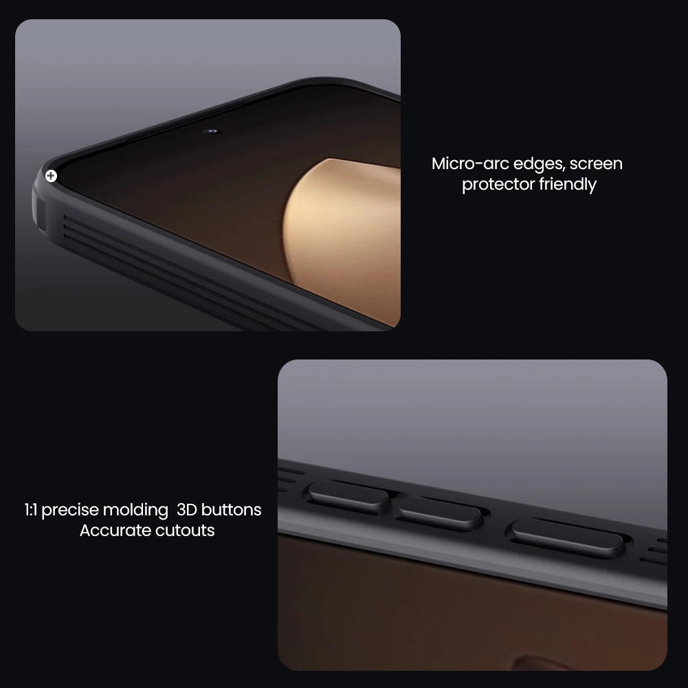 For Xiaomi 15t Pro Case NILLKIN Fitted Case Camshield Super Frosted Shield Case Lens Protection Cover For Xiaomi 15t Pro