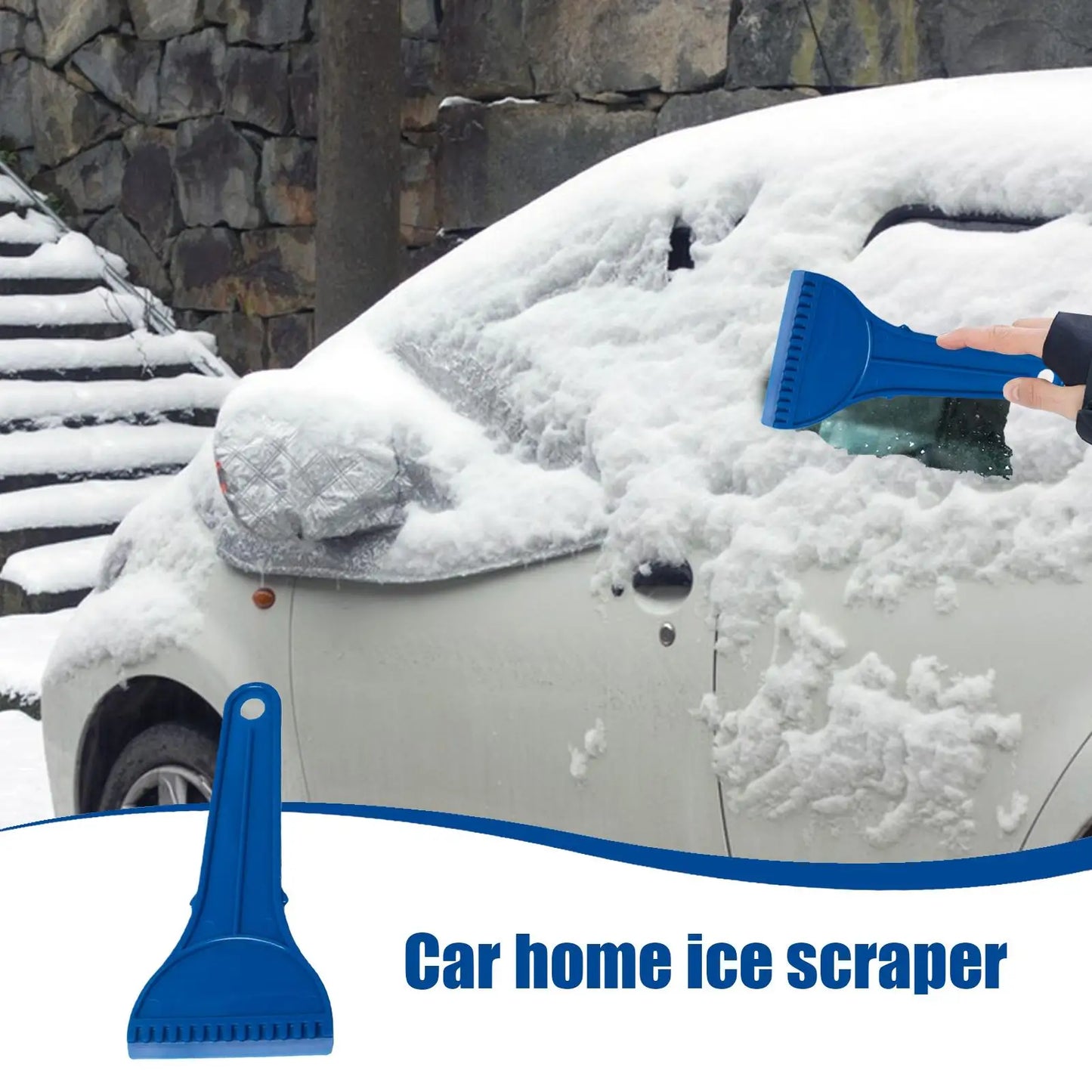 Ice Scraper for Car Window Scraper for Car Portable Window Ice Scraper Reusable Frost Removal Tool for Cars Trucks