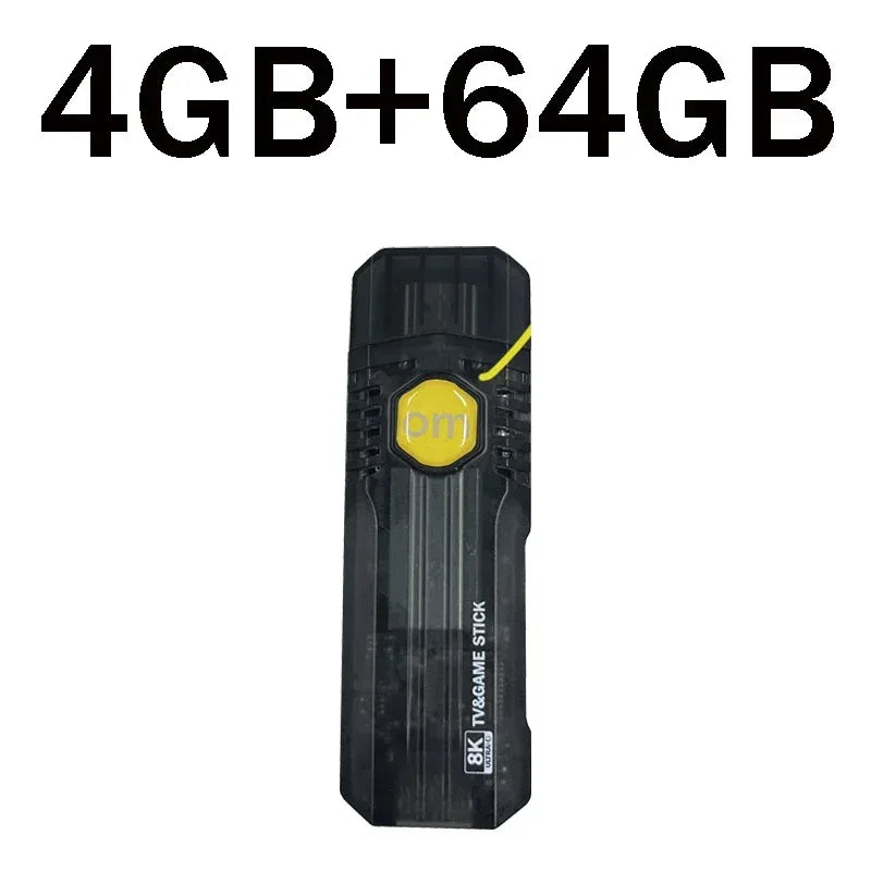 TV Stick OM Android 13 HDR 4K 1080P Amlogic S905L quad-core WiFi 4G 8GB 128GB Smart streaming Media Player iptv