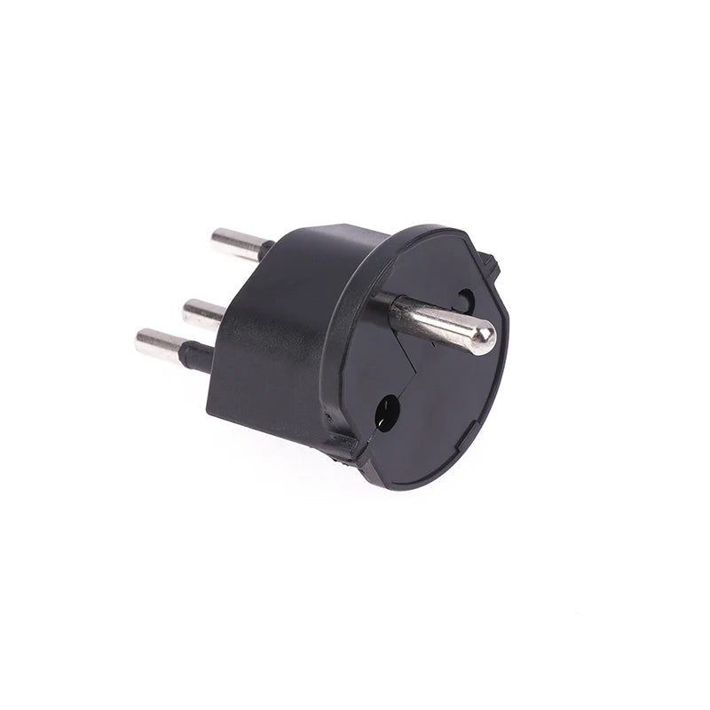 1PC Plug Travel Adapter Europe German TO Swiss Plugs 10A 250V Power Plug EU To Switzerland Electrical Plug Adapter