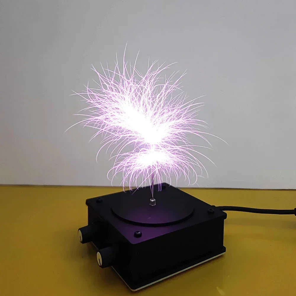 Flat tesla coil 10cm arc Bluetooth Square Wave Music Technology Gift Desktop Ornament