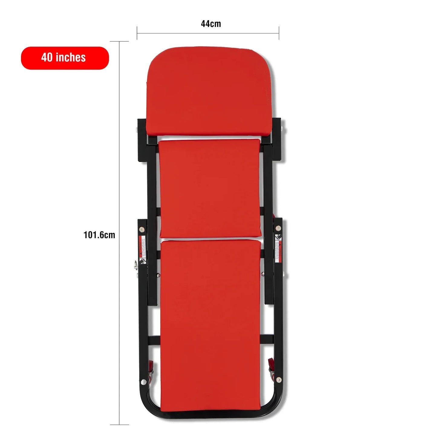 40 Inch Thickened Car Repair Lying Board Skateboard Sleeping Work Stool Folding Auto