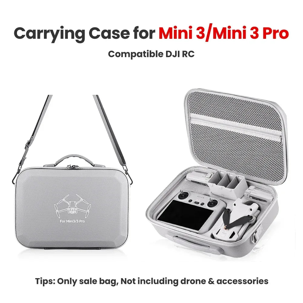 Portable Carrying Case for DJI Mini 3 Pro Storage Bag Mini3/Mini3 Pro Drone Accessories Snowflake Cloth Splash-proof Handbag