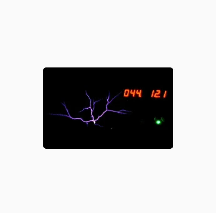 Taidacent 4W Micro-Power 12V Toy Music Tesla Coil Generator Kit Arc Pulse Booster Coil High Voltage Air Discharge Boost Module