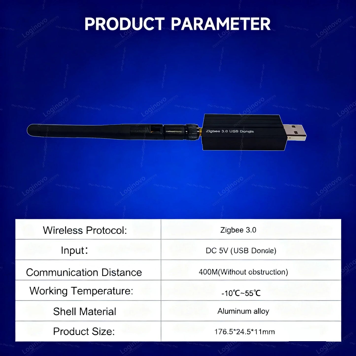 Zigbee 3.0 USB Dongle Universal Wireless Zigbee Gateway Hub With Antenna Support Home Assistant Zigbee 2MQTT ,OpenHAB