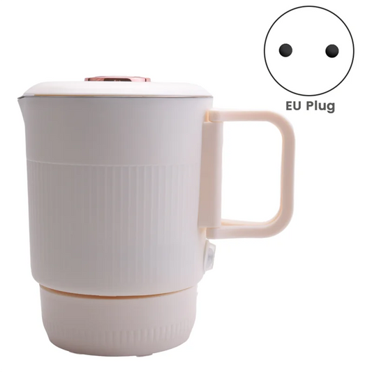 ELEG-3 In 1 Multifunctional Rice Cooker Foldable Mini Travel Electric Kettle Household Foldable Electric Cooker Hot Pot EU Plug