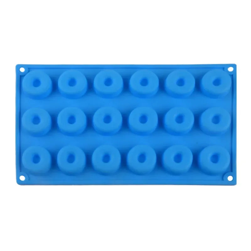 6 Holes Silicone Donut Mold Baking Pan Non-Stick Baking Pastry Chocolate Cake Dessert DIY Decoration Tools Bagels Muffins Donuts