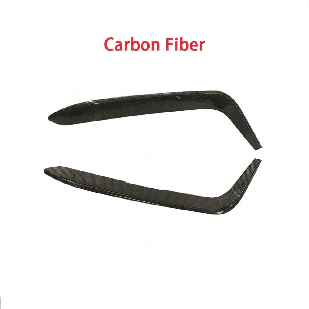Carbon Fiber FRP Fog Lamp Bumper Fins Trims Decoration for Alfa Romeo Giulia 2016 2017 2018 2019 Sport Standard Car Accessories