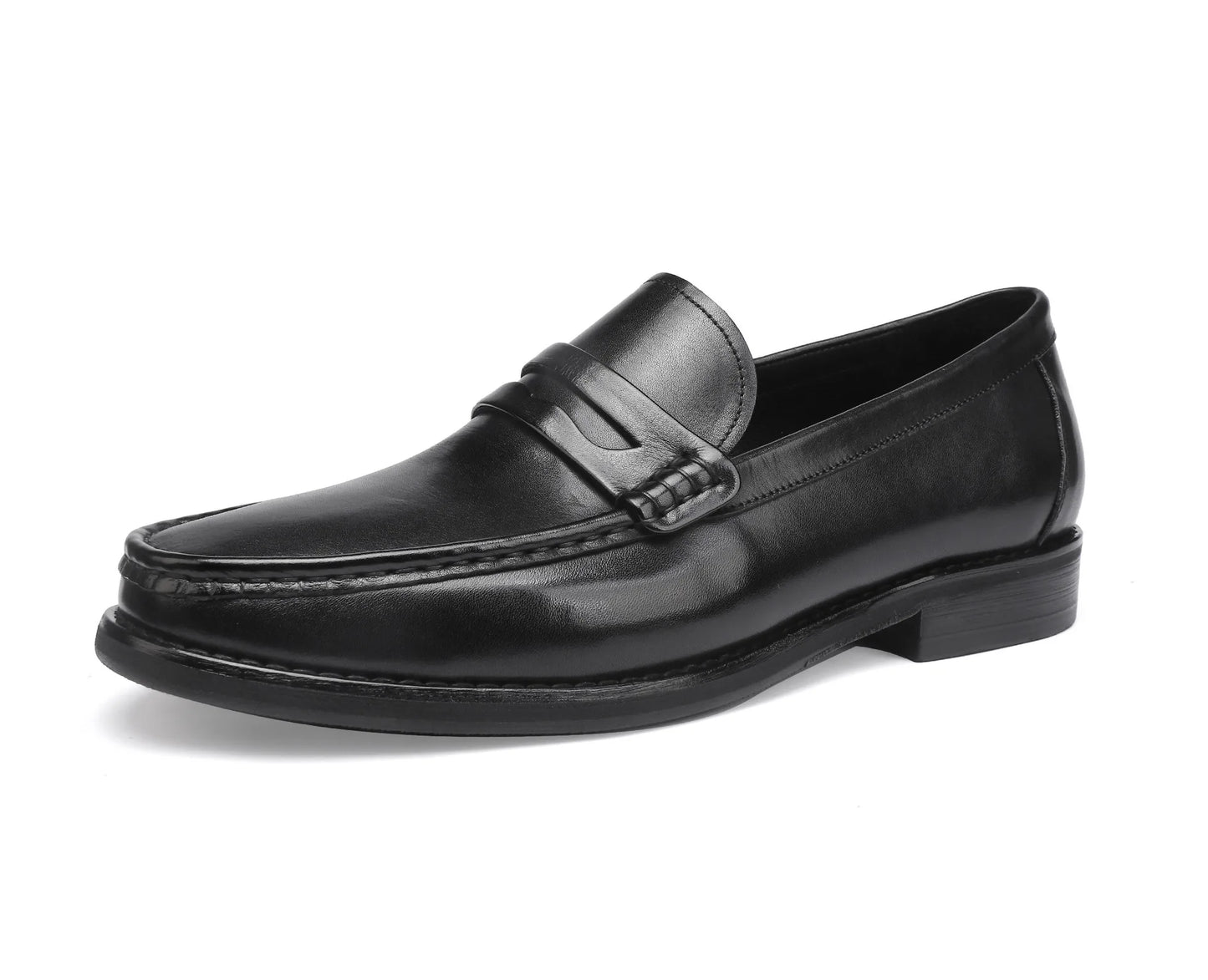 Vintage Top Layer Genuine Leather Slip on Loafers Breathable Moccasins Driving Design Casual Cowhide Shoes for Men