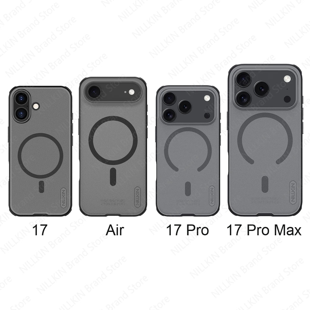 Nillkin For iPhone 17 Pro Max MagSafe Case Frosted Shield Magnetic Case Shockproof Back Cover For iPhone 17 Pro / 17 / Air