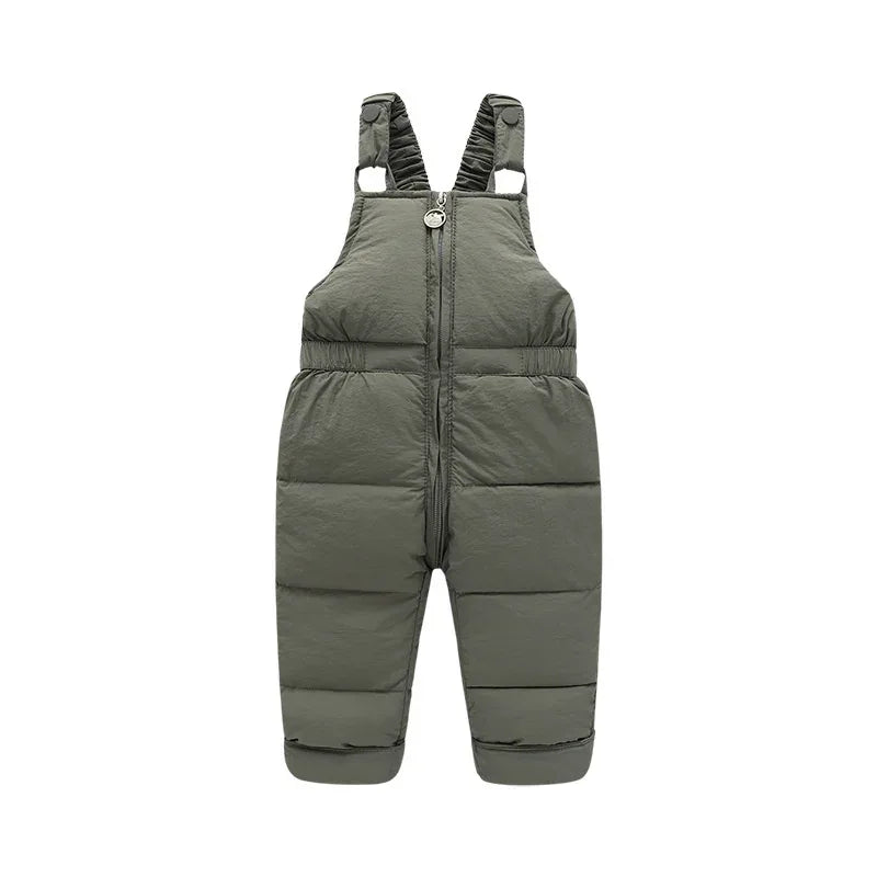 Children Thicken Warm Rompers Boys Girls Autumn Winter Down Pants Kids High Quality Down Trousers Baby Casual Cotton Trousers