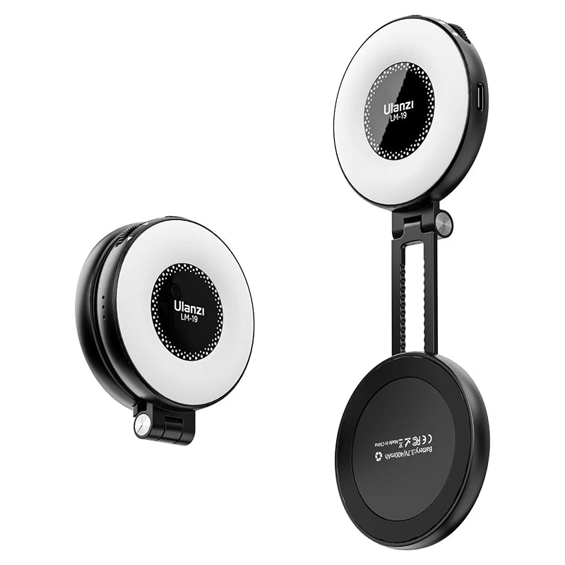 Ulanzi LM19 Bi-color MagSafe Light Phone Stand for iPhone 15 14 13 12 Mini Pro Pro Max for Vlog Live-streaming Photography
