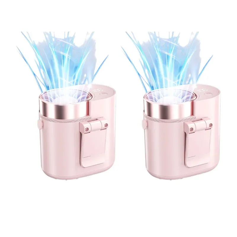 Outdoor Portable Small Fan Long Range High Wind Usb Charging Hanging Waist Fan Cooling Portable Fan