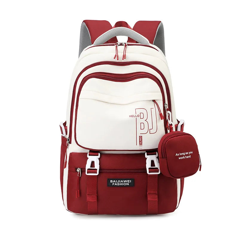 Teen Girls Backpacks for School 8-12 Years Students Casual Fashion Travel Backpacks Portability College Backpack for Women Bag