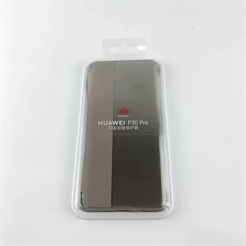 Original Huawei P30 Smart Wake Chip Mirror Phone Case For Huawei P30 PRO / P30 Smart View Clear Mirror Flip Cover Fundas Capa