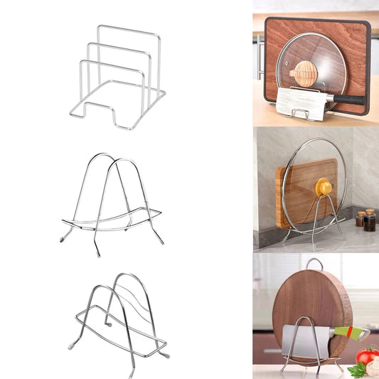 1PC Rack Shelf Stand Multi Layer Space Saving Rustproof Cutting Board Practical Kitchen Organizer Pot Lid Holder Iron Art Home by PDG ibma