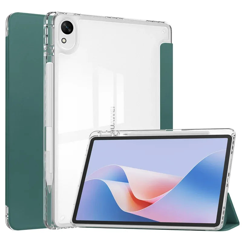 Funda For Huawei MatePad 11.5 2025 Case with Pen Holder Acrylic Clear Hard Stand Cover For Huawei MatePad 11 5 2025 Case TXZ-W09