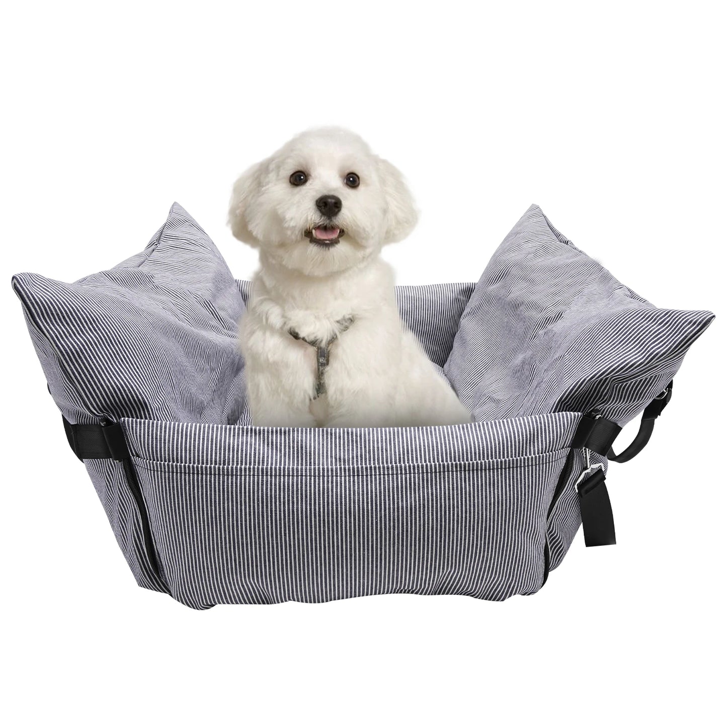 Dog Car Seat, Portable Pet Seat, Dog Car Travel Carrier Bed For Dogs, Cats, And Other Pets 76.2*52*40.6cm