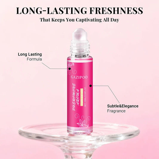 Pheromones Perfume For Women To Attract Men,Long Lasting Roll On Scent,Fruity Floral Eau De Parfum,Jasmine/Violet/Musk Fragrance