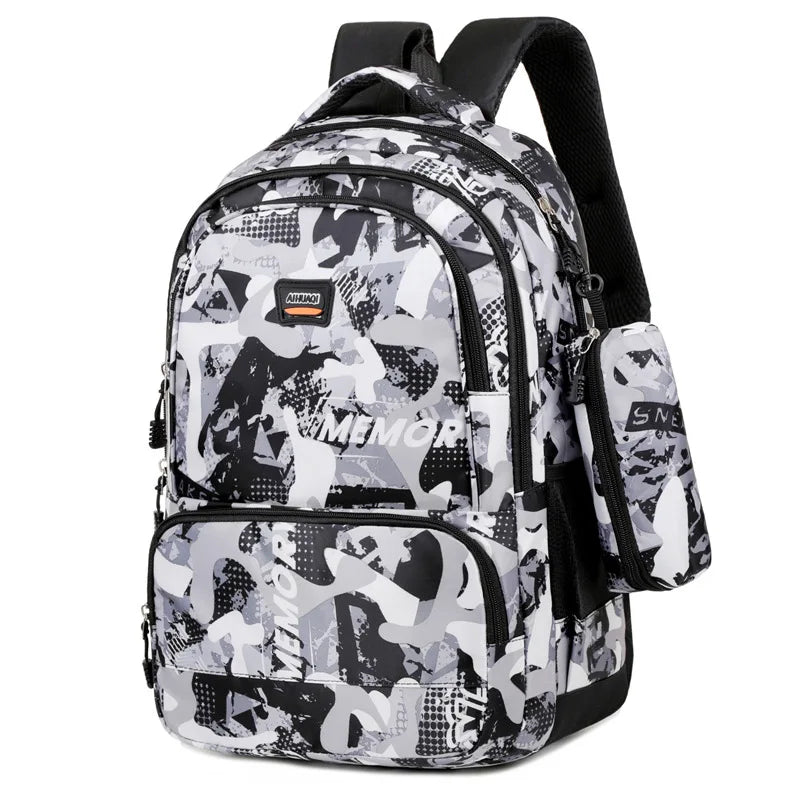 Camouflage printed school backpacks for teenage boys and girls Men's large capacity backpack computer bag student schoo bags