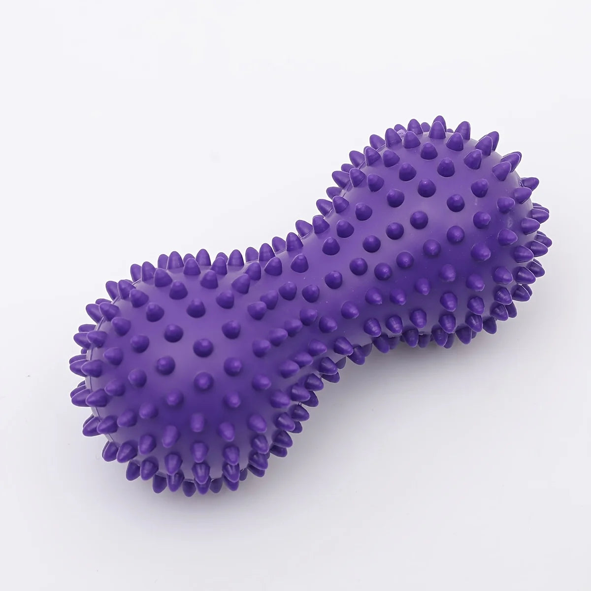 Peanut-shaped yoga massage ball for deep tissue massage. It relaxes muscles in the shoulders, neck and back and relieves neck tension. It is an essential fitness accessory for yoga.