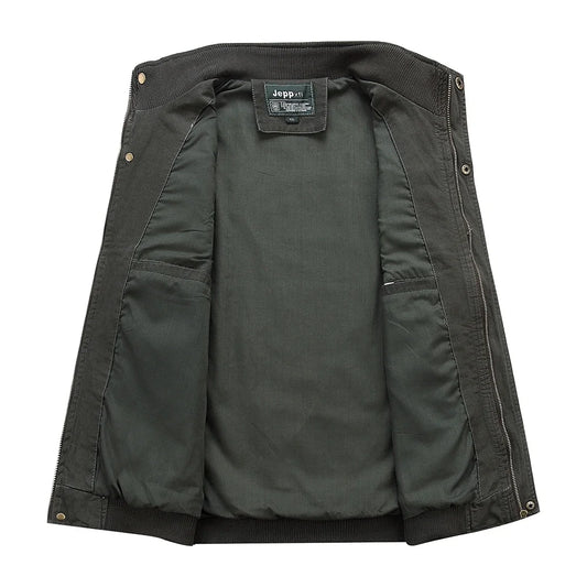 Gilets en coton multipoches pour hommes, grandes tailles XL à 5XL, vestes sans manches pour hommes, printemps-automne, gilets de pêche, gilets de photographie à col.