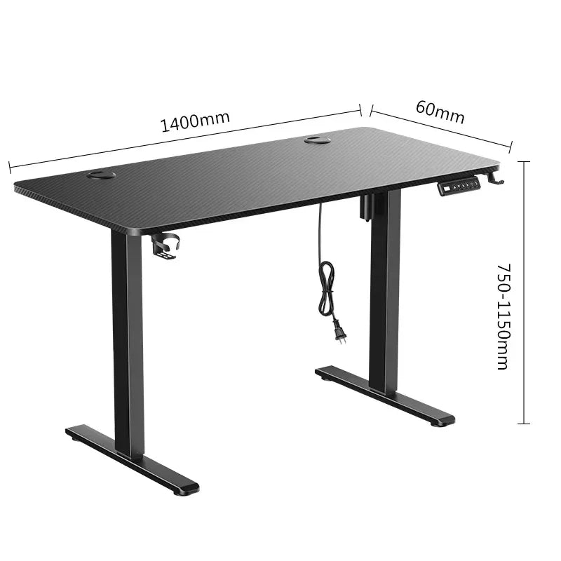 Electric Standing up Desk, Height Adjustable Electric Sit Stand Desk, Computer Desk Height Adjustable for Home Office Study Desk