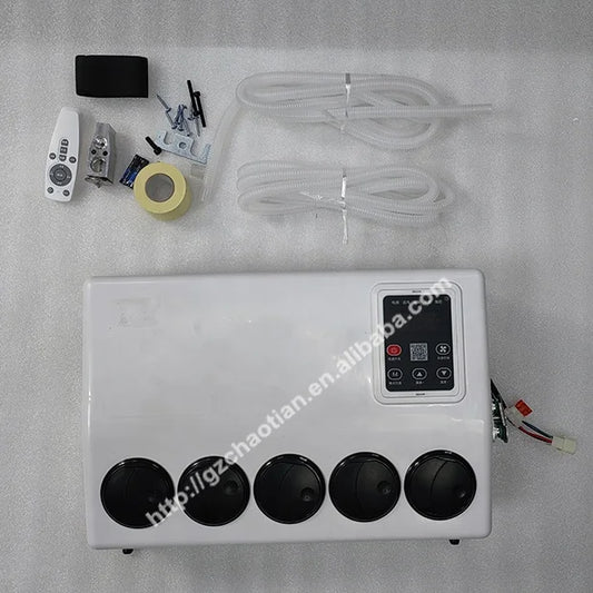 New Energy Fully Automatic Inverter Car Electric Air Conditioner Electrical Vehicle AC Air Conditioner 12V 24V
