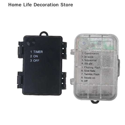 【TG】1 Set 3 Sections AA Battery Holder 3V No.5 Waterproof And Dustproof Battery Cartridge With Timing Function Battery Storage