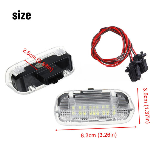 For VW Golf 5 6 7 7.5 T-ROC CC Passat Jetta Tiguan Variant Phidnon Scirocco Touran Auto Signal Lamp 2Pcs 12V LED Car Door Light