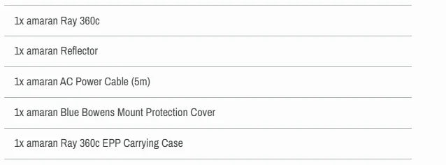 【NEW】amaran Ray 360c 2,300K - 10,000K 360W Full-color Bowens Mount COB Light Video Recording by Aputure