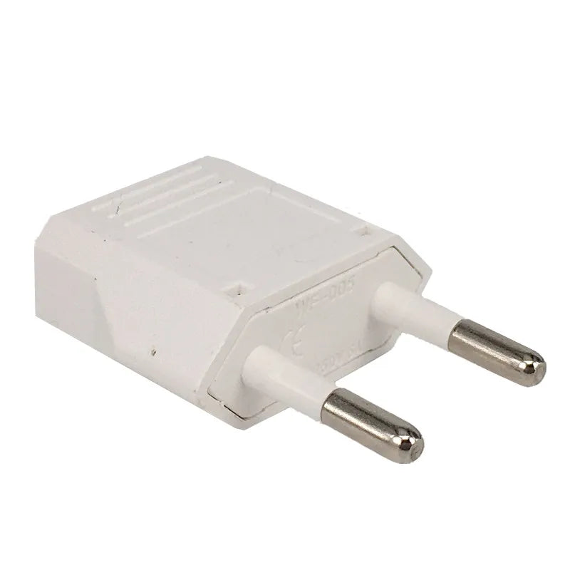 4.8mm US To EU Adapter Travel Converter Adapter American us to eu Plug Euro Plug electrical Adapter AC Electrical Socket Outlet