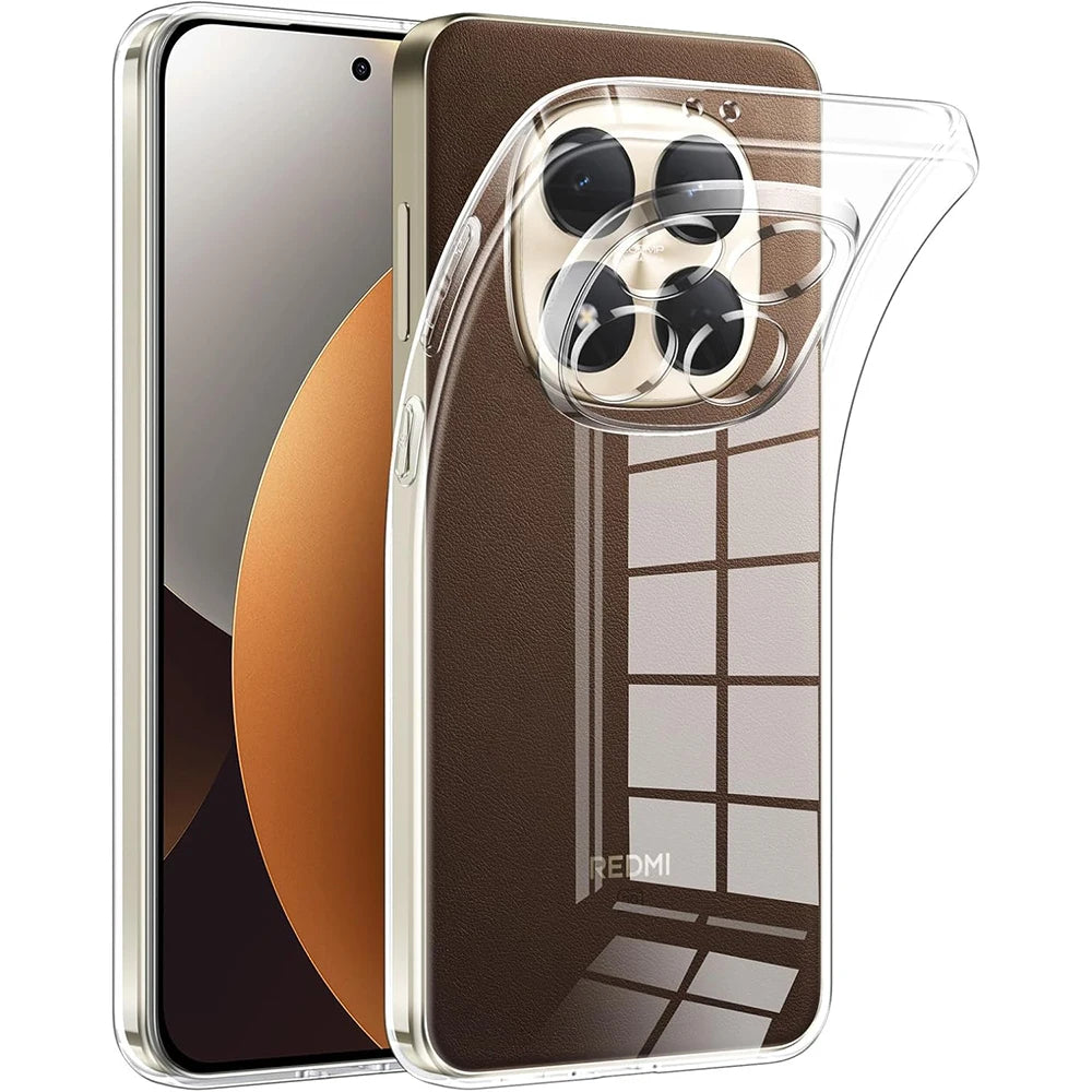 Ultra Thin Silicone Soft Case For Xiaomi Redmi Note 15 Pro Plus Pro+ 4G 5G Clear Transparent Shell Shockproof Slim TPU Cover