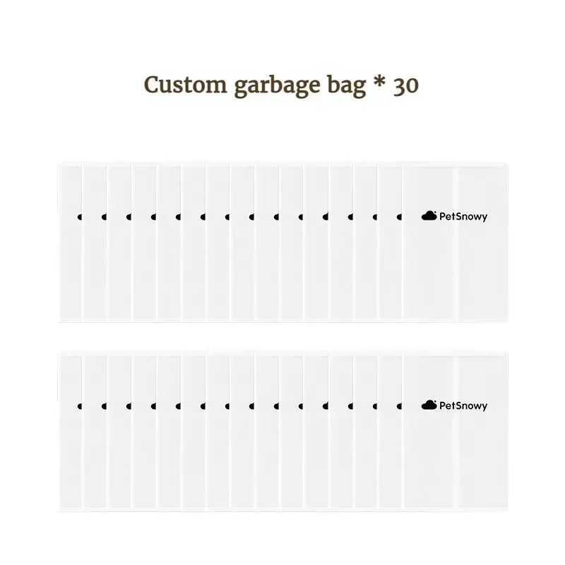 PetSnowy Cat Toilet Accessory Deodorizing Tablets Garbage Bag Pet Automatic Feeders Desiccant Professional Cleaning Supplies