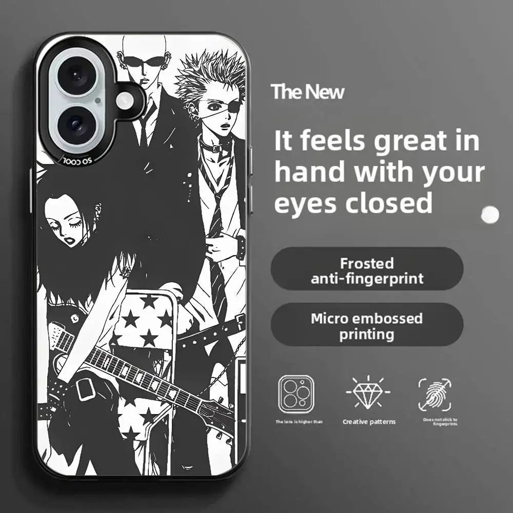 Anime Nana Osaki Phone Case Color-changing Transparent IPhone 11-16 Anti-fall TPU Case, Slim Fit.