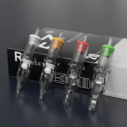 20pcs Mixed EZ Revolution Cartridge Tattoo Needles Disposable Needles RL RS RM Magnum for Tattoo Machine Pen Permanent Makeup