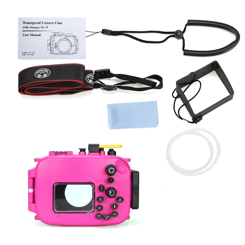 Seafrogs Scuba Diving Camera Case Cover For Olympus TG 7 TG 5 TG 6 Underwater Photography Equipment Waterproof Camera Housing 60
