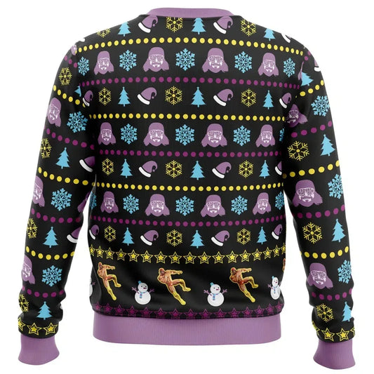 The Cream of The Crop Men's Ugly Christmas Crewneck Sweatshirt Unisex Soft Comfy Stylish Relaxed-Fit Plus Size Autumn Winter